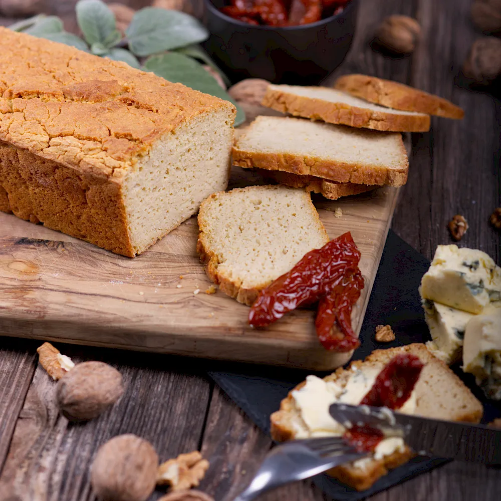Glutenfreies Flockenbrot mit Haferflocken