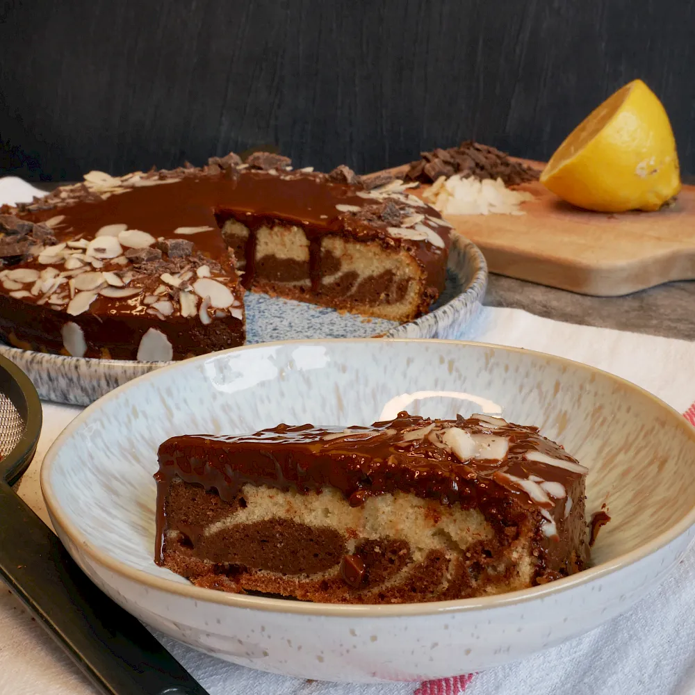 Glutenfreier Zebrakuchen