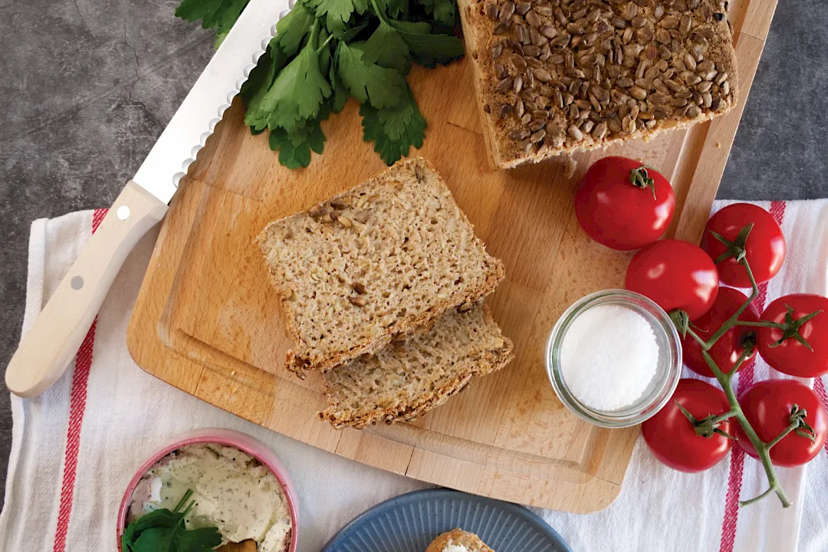 Glutenfreies Sonnenblumenkernbrot