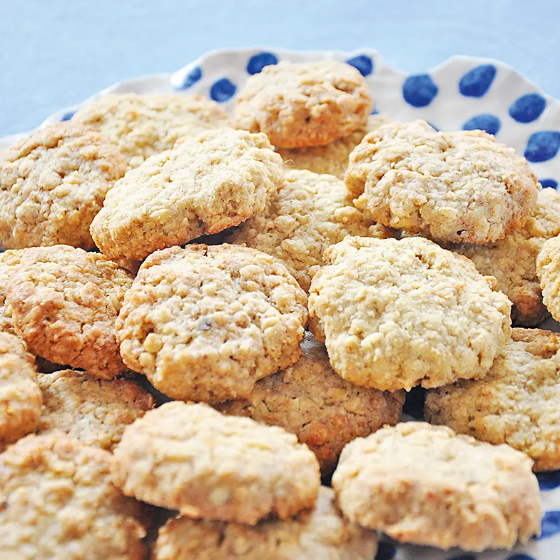 Glutenfreie Flockenkekse
